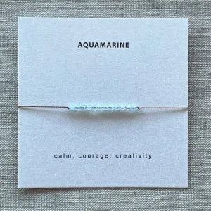 Soulsilk - Aquamarine Bracelet
