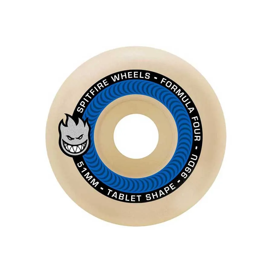 Spitfire F4 Tablets 99D Wheels 51mm