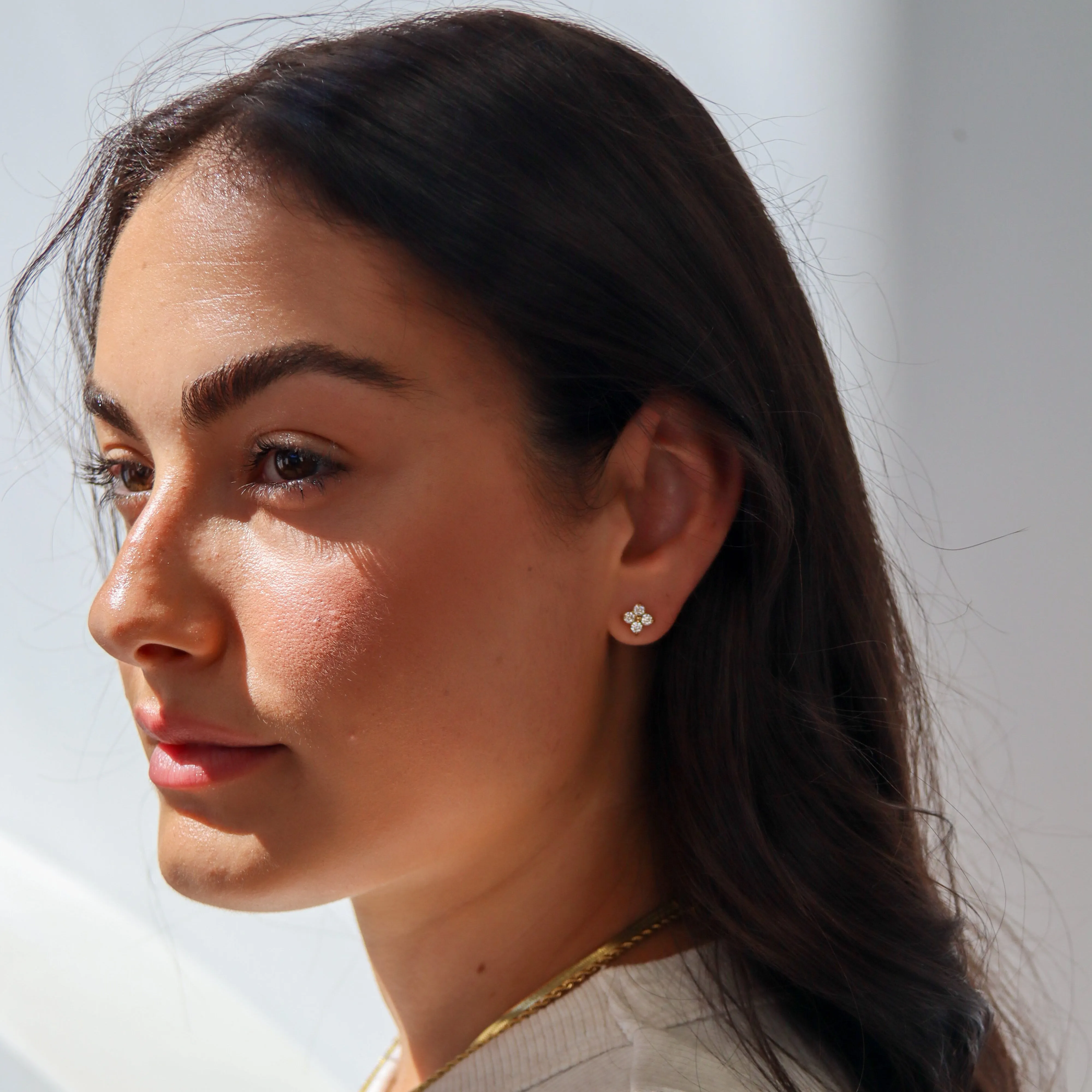 Stella - Cubic Zirconia Stud Earrings