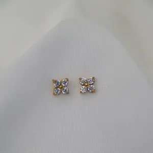 Stella - Cubic Zirconia Stud Earrings