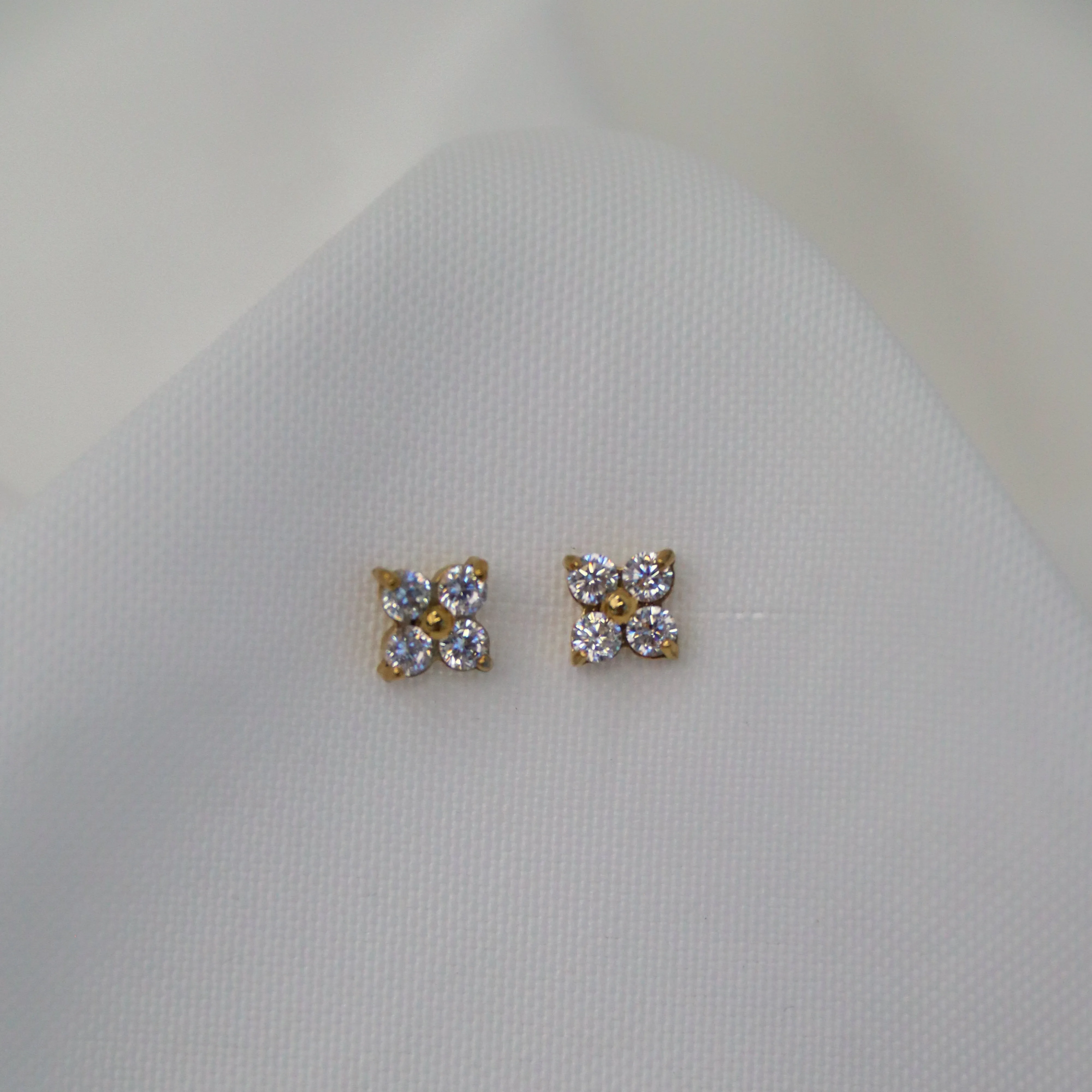 Stella - Cubic Zirconia Stud Earrings