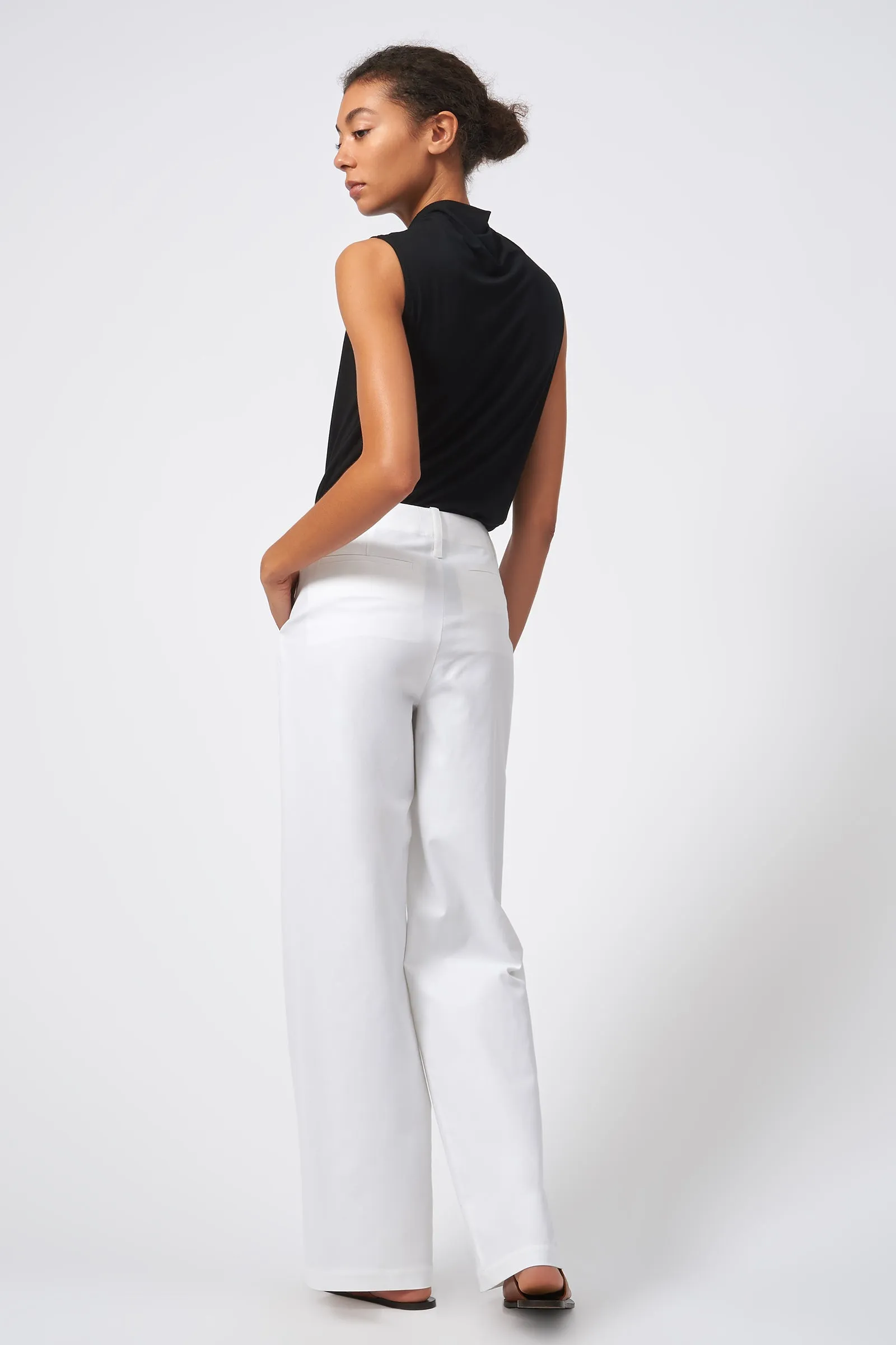 Stove Pipe Full Pant - Natural