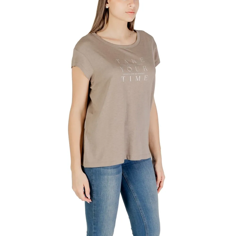 Street One Gray Cotton Tops & T-Shirt