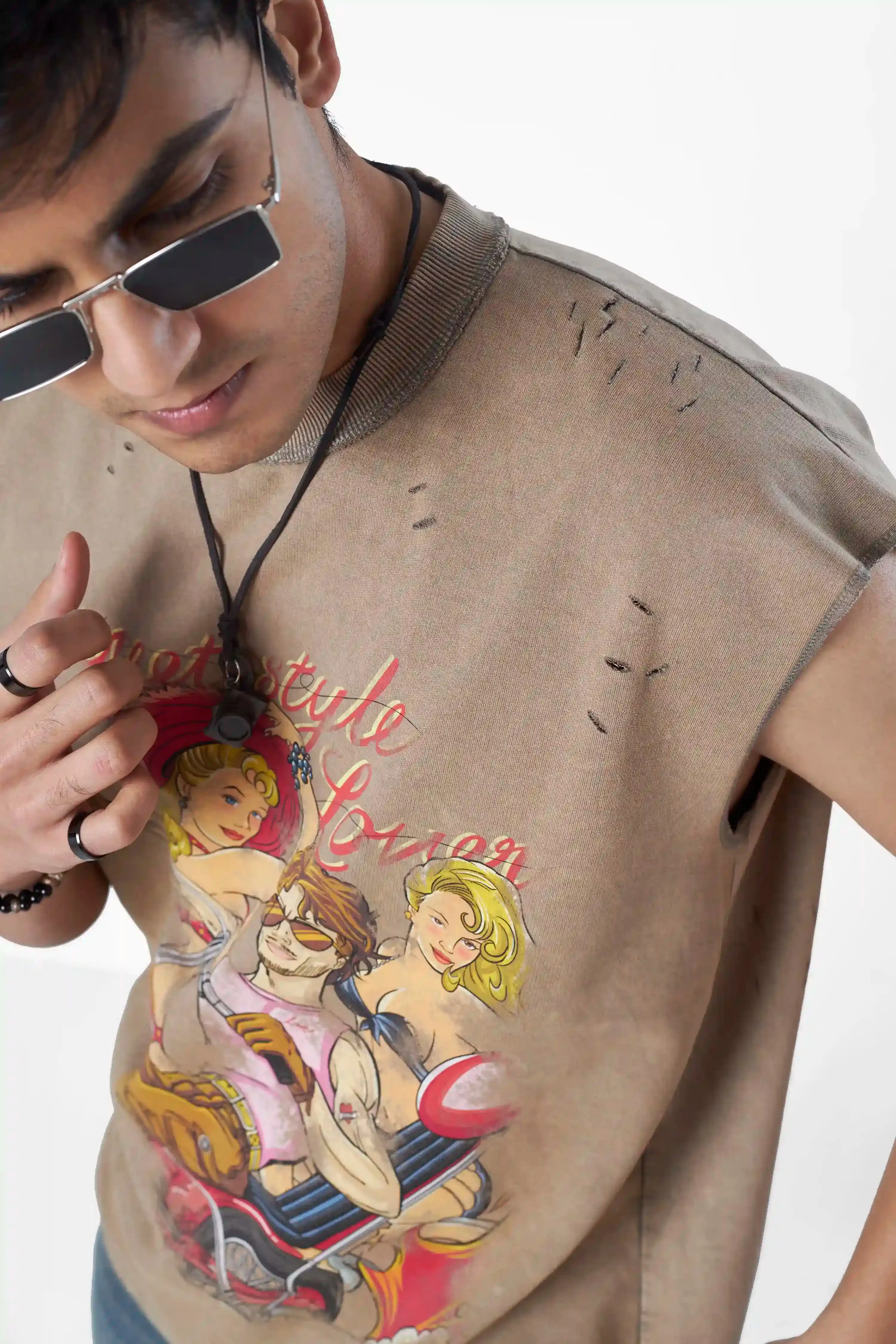 Street Style Lover Muscle Tee