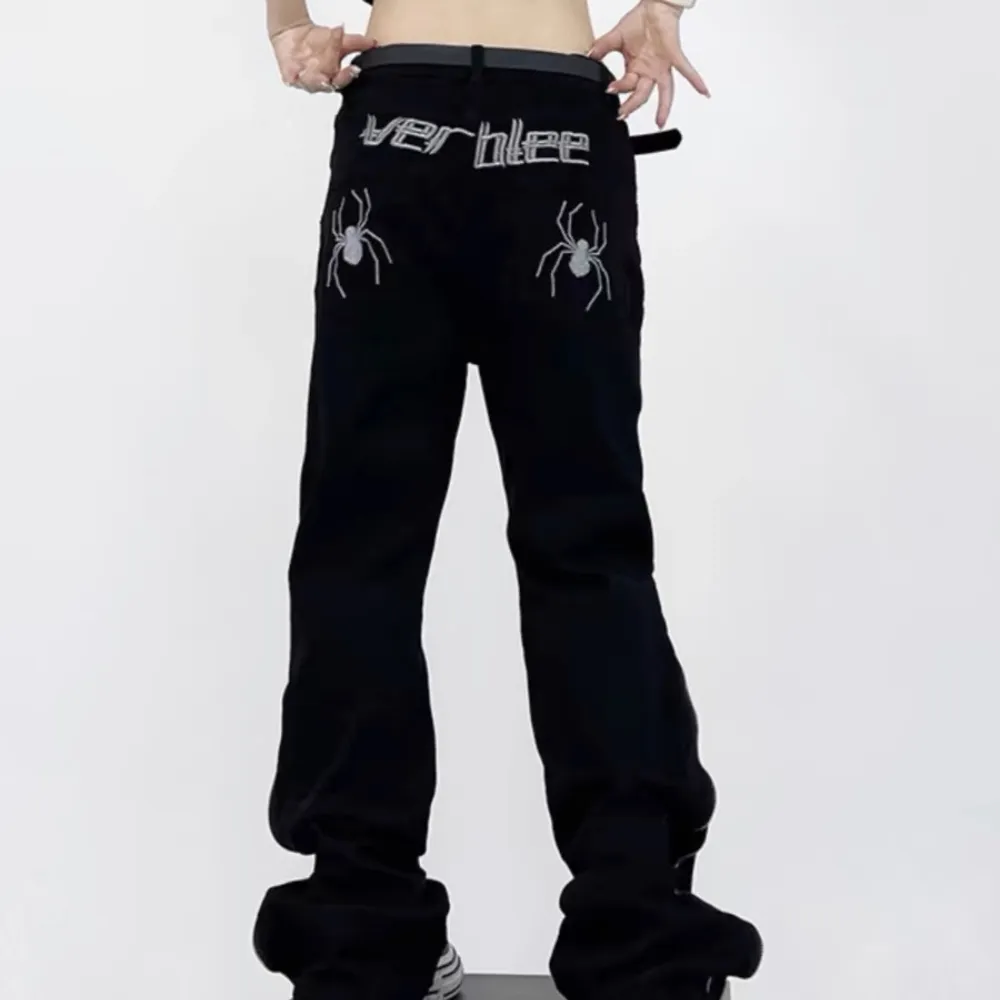 Street Style Spider Jeans