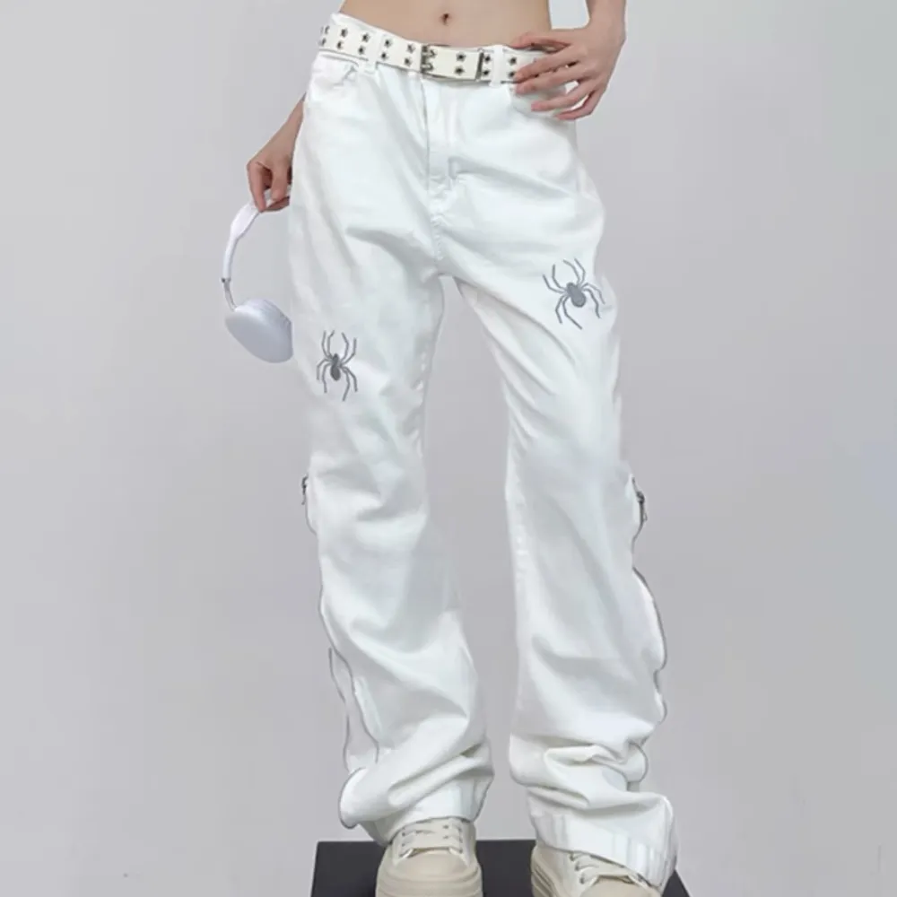 Street Style Spider Jeans
