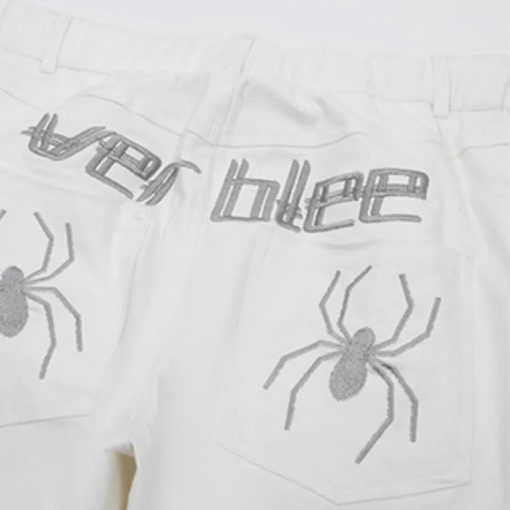 Street Style Spider Jeans