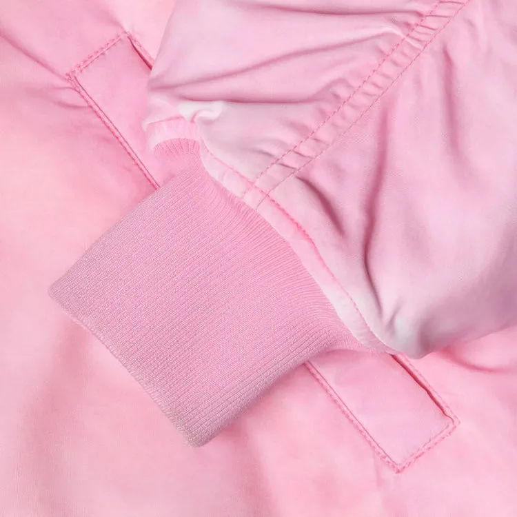 Stussy Dyed Nylon Bomber Jacket Pink