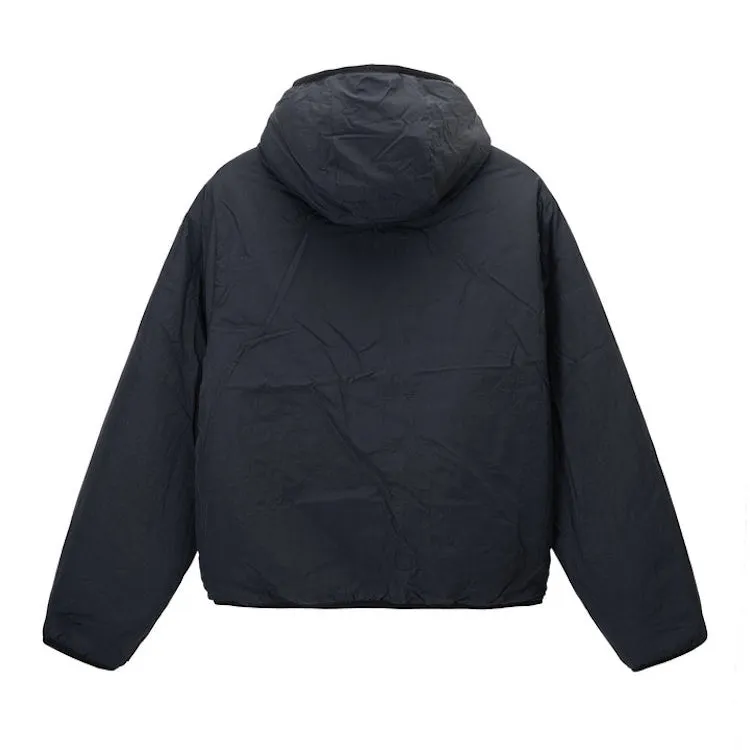 Stussy Reversible Sherpa Fleece/Nylon Zip Jacket Olive
