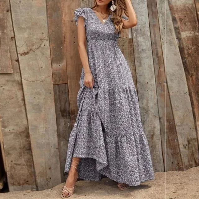 Summer Bohemian Swing Dress