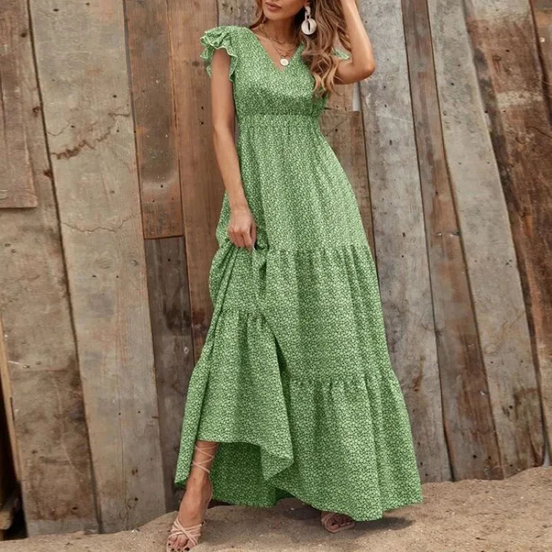 Summer Bohemian Swing Dress