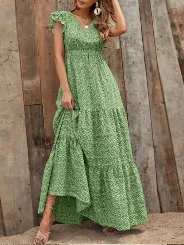 Summer Bohemian Swing Dress