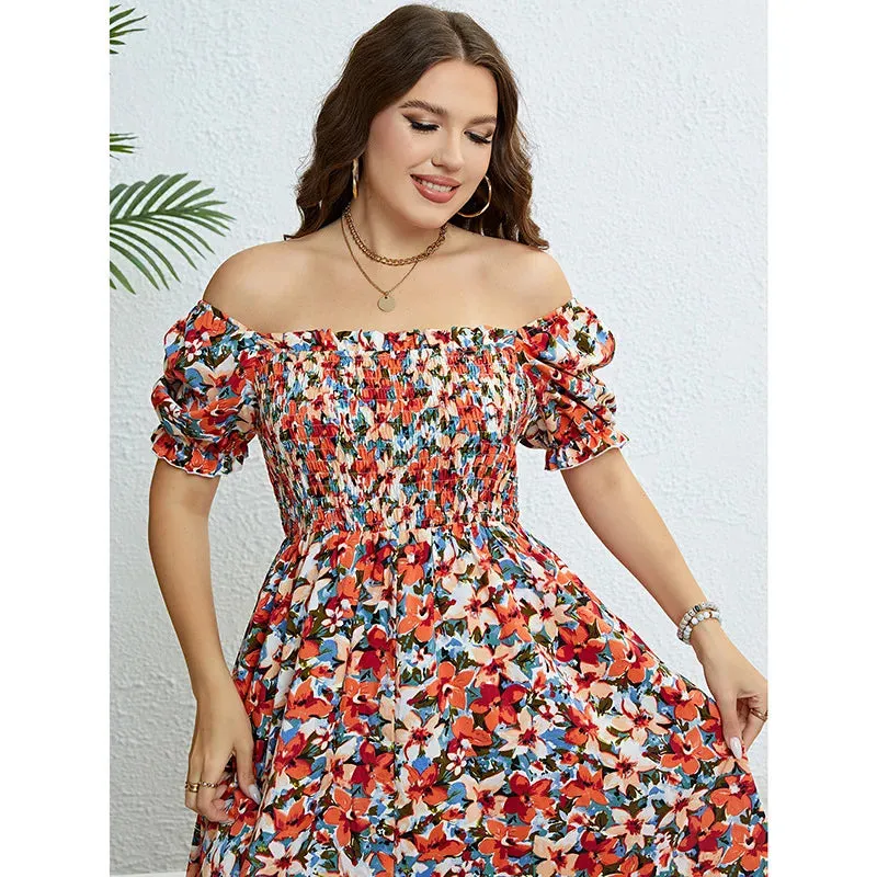 Summer Floral Bohemian Style Beach Dress