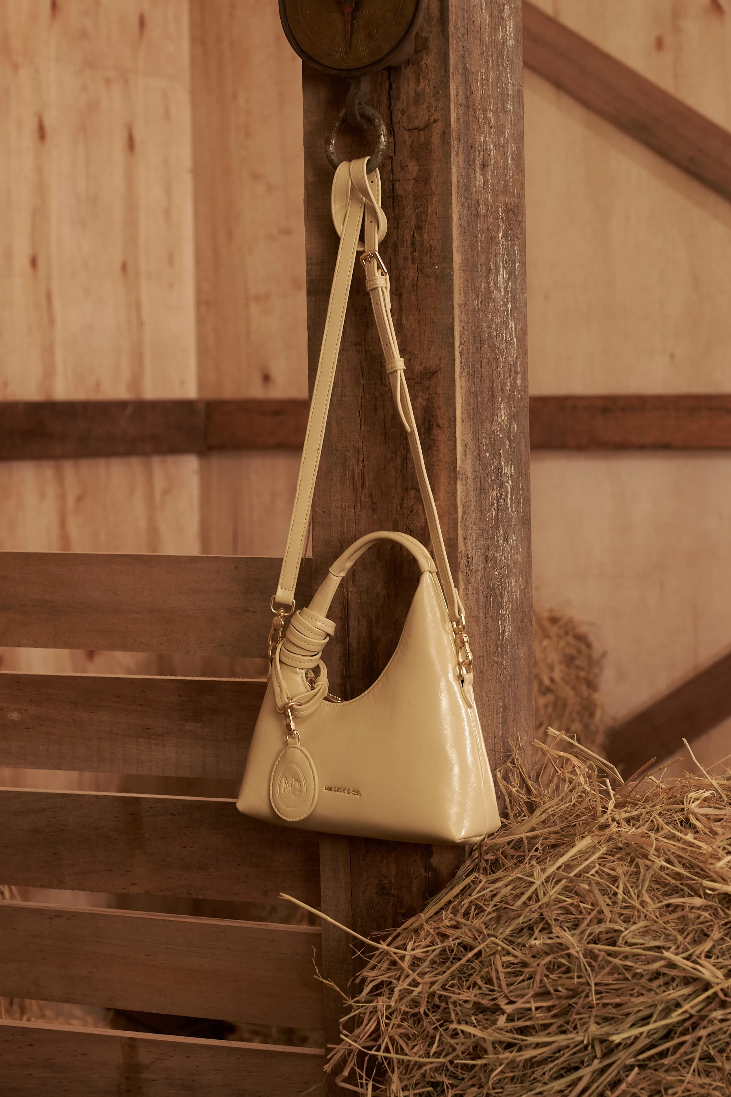 Sunova Mini Top Handle Bag (Light Yellow)