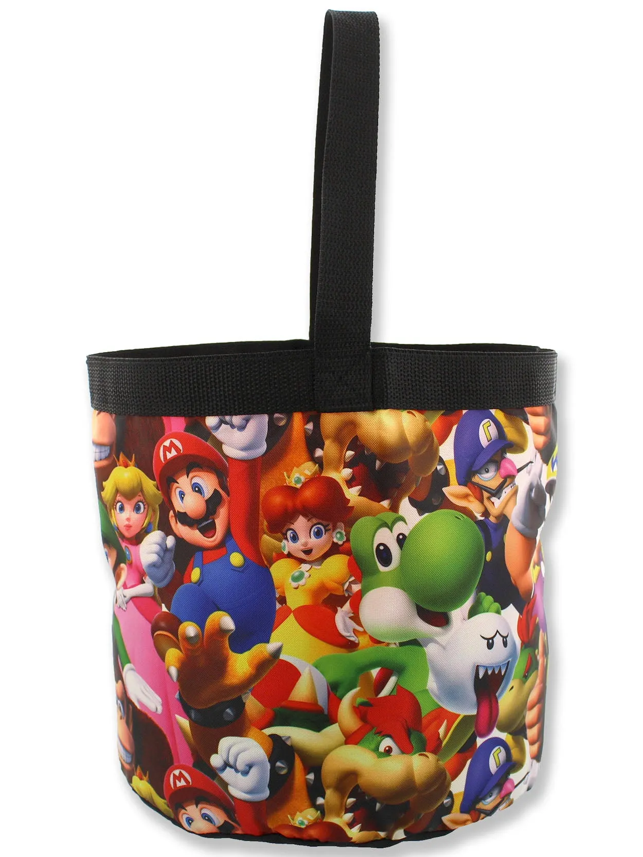 Super Mario Brothers CollapsibleBucket Tote Bag
