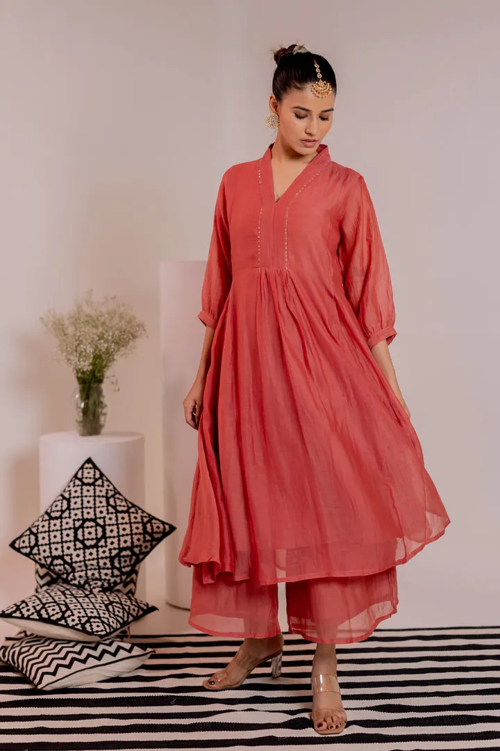 Taara Kurta Set with Chanderi Dupatta