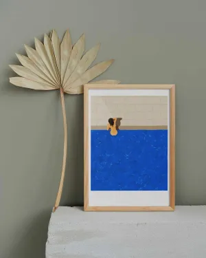 Take Me Away Pool Art Print | A4