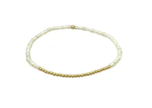 TERESA | Stretchy Anti-Tarnish 14K Gold Filled & Pearls Bracelet