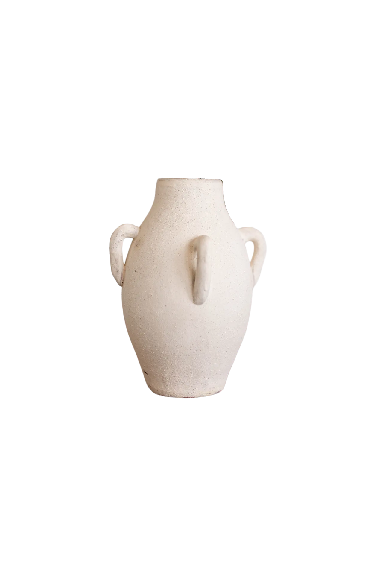 Thassos Four Handle Vase Cream