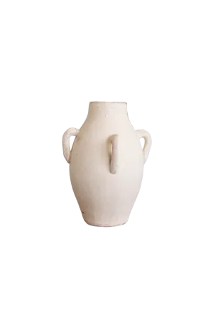 Thassos Four Handle Vase Cream