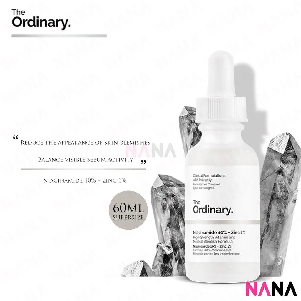 The Ordinary Niacinamide 10%   Zinc 1% 60ml (Supersize)