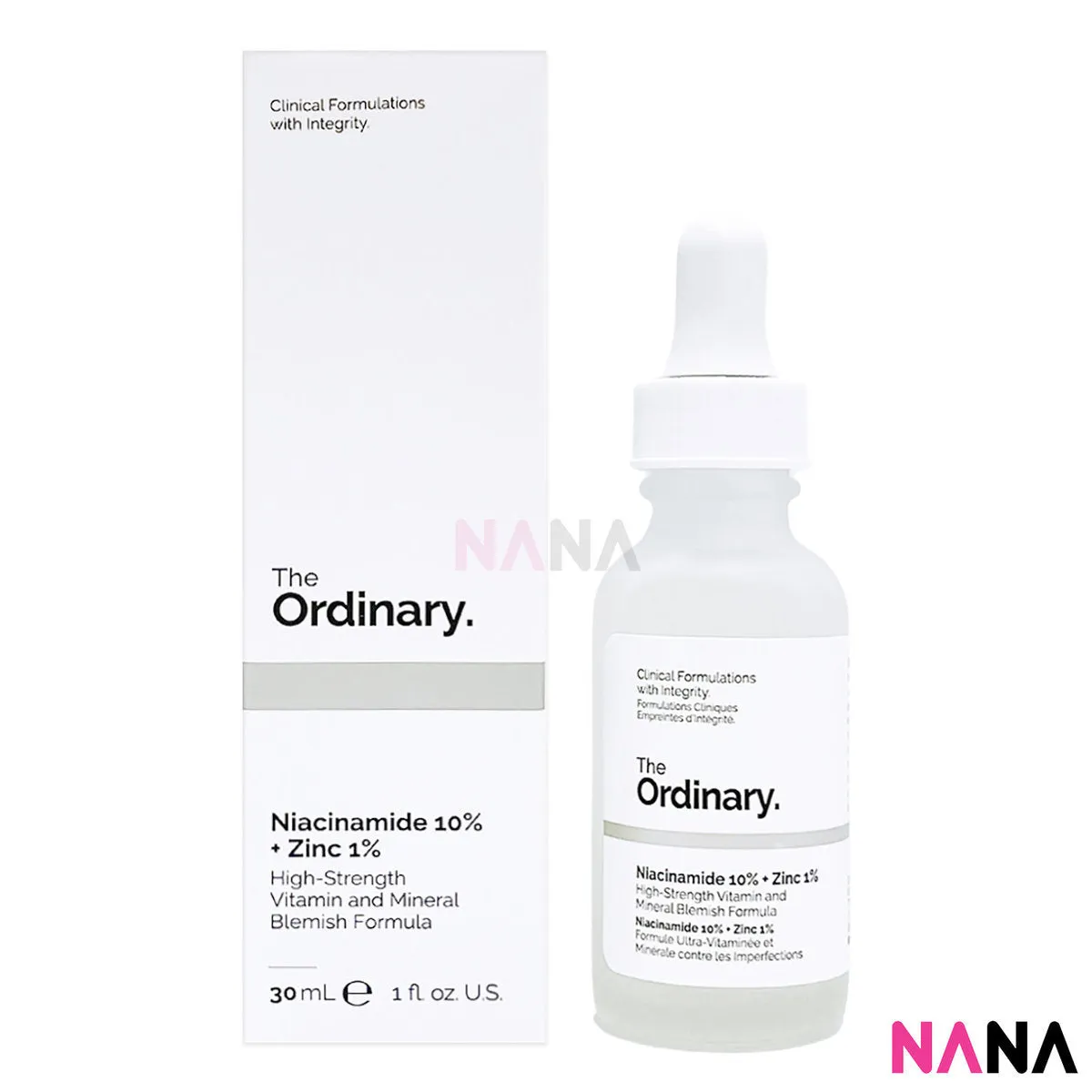 The Ordinary Niacinamide 10%   Zinc 1% Vitamin And Mineral Blemish Formula 30ml