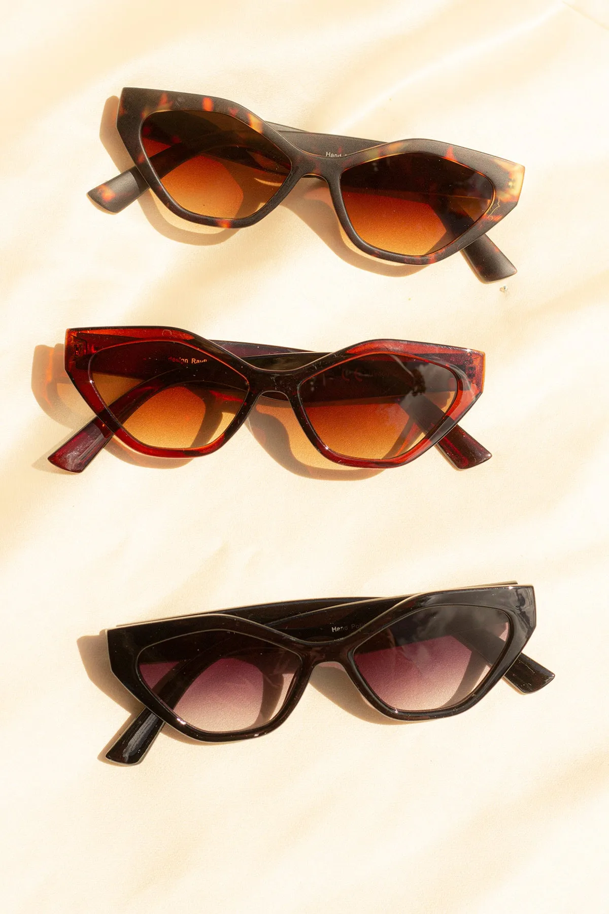 Thick Diamond Frame Sunglasses