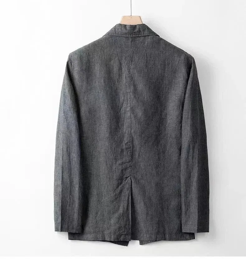 Thomas Mendy Linen Suit Set