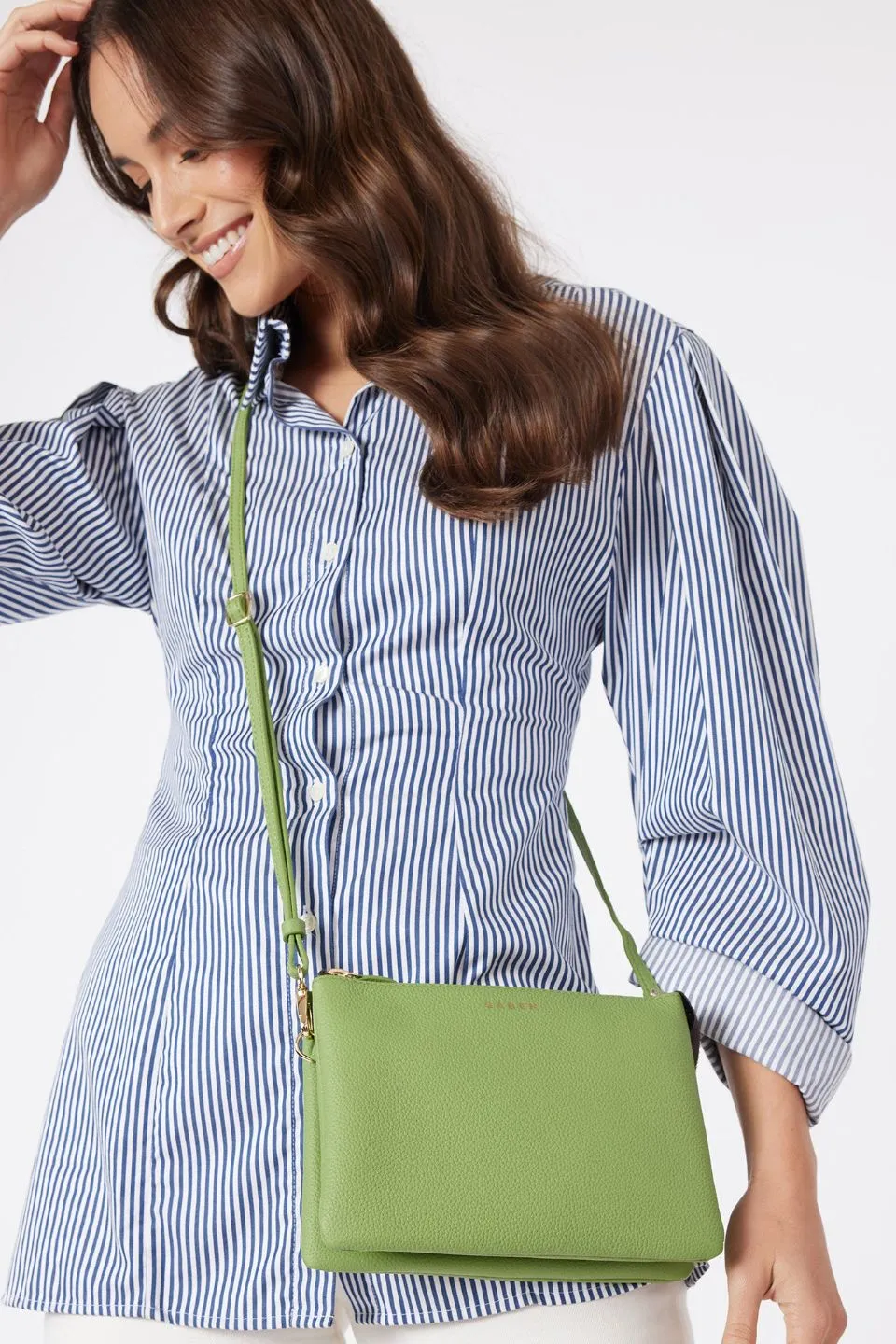 Tilly's Big Sis Meadow Leather Crossbody Bag