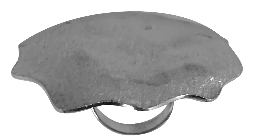 Tostada Silver Ring