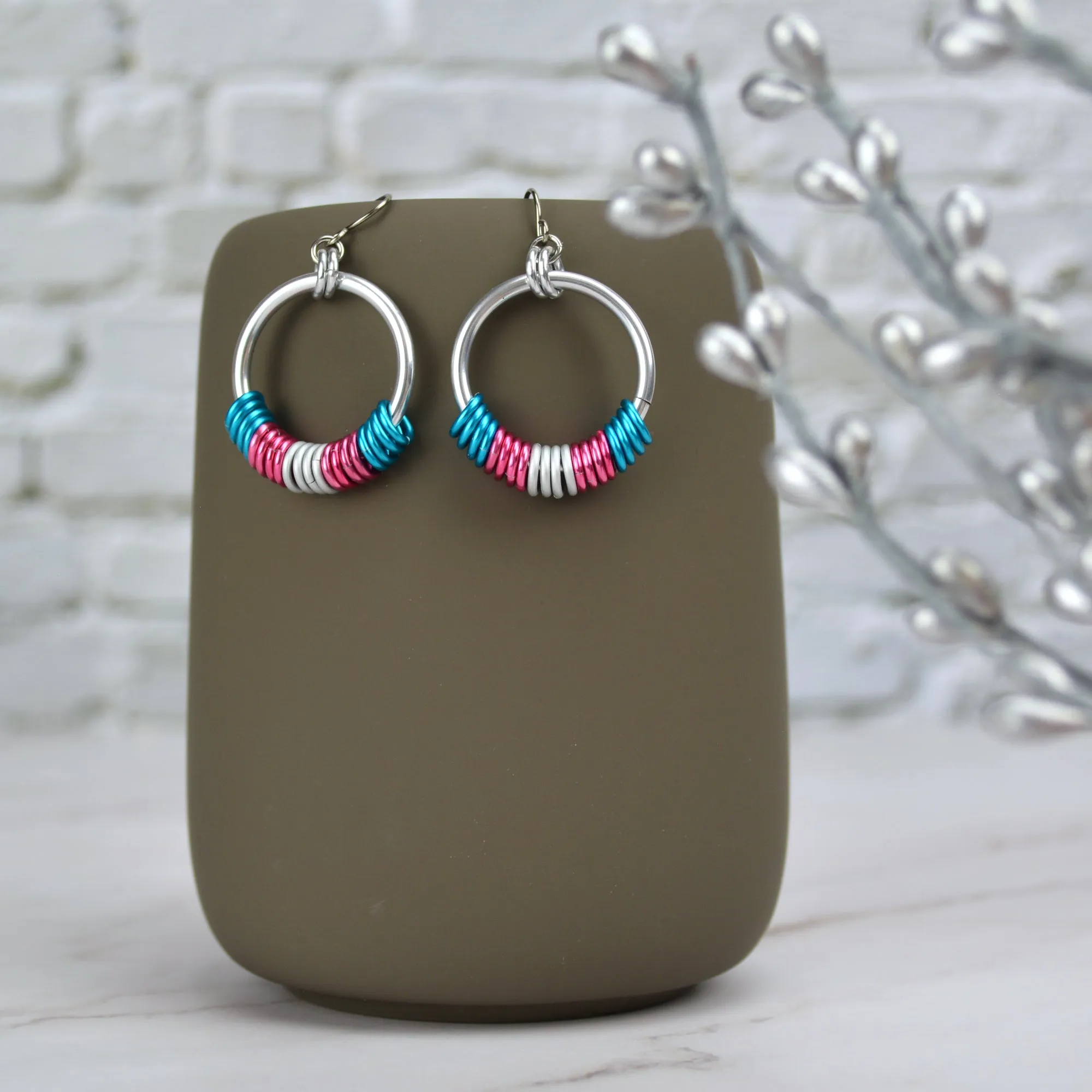 Transgender Pride - Hoop Earring