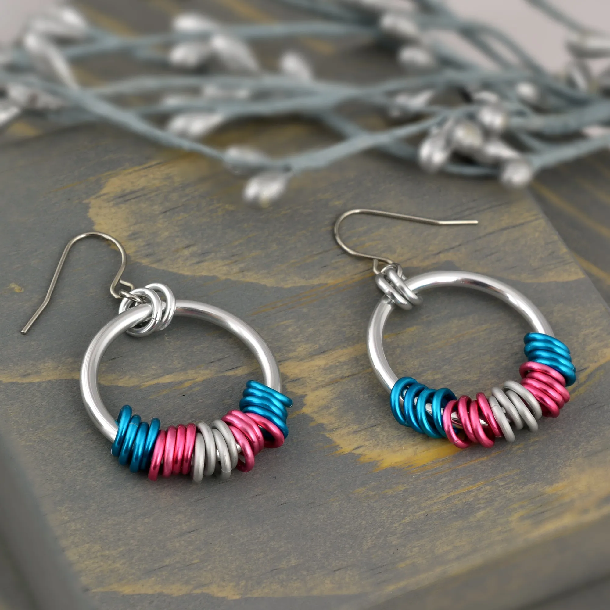Transgender Pride - Hoop Earring