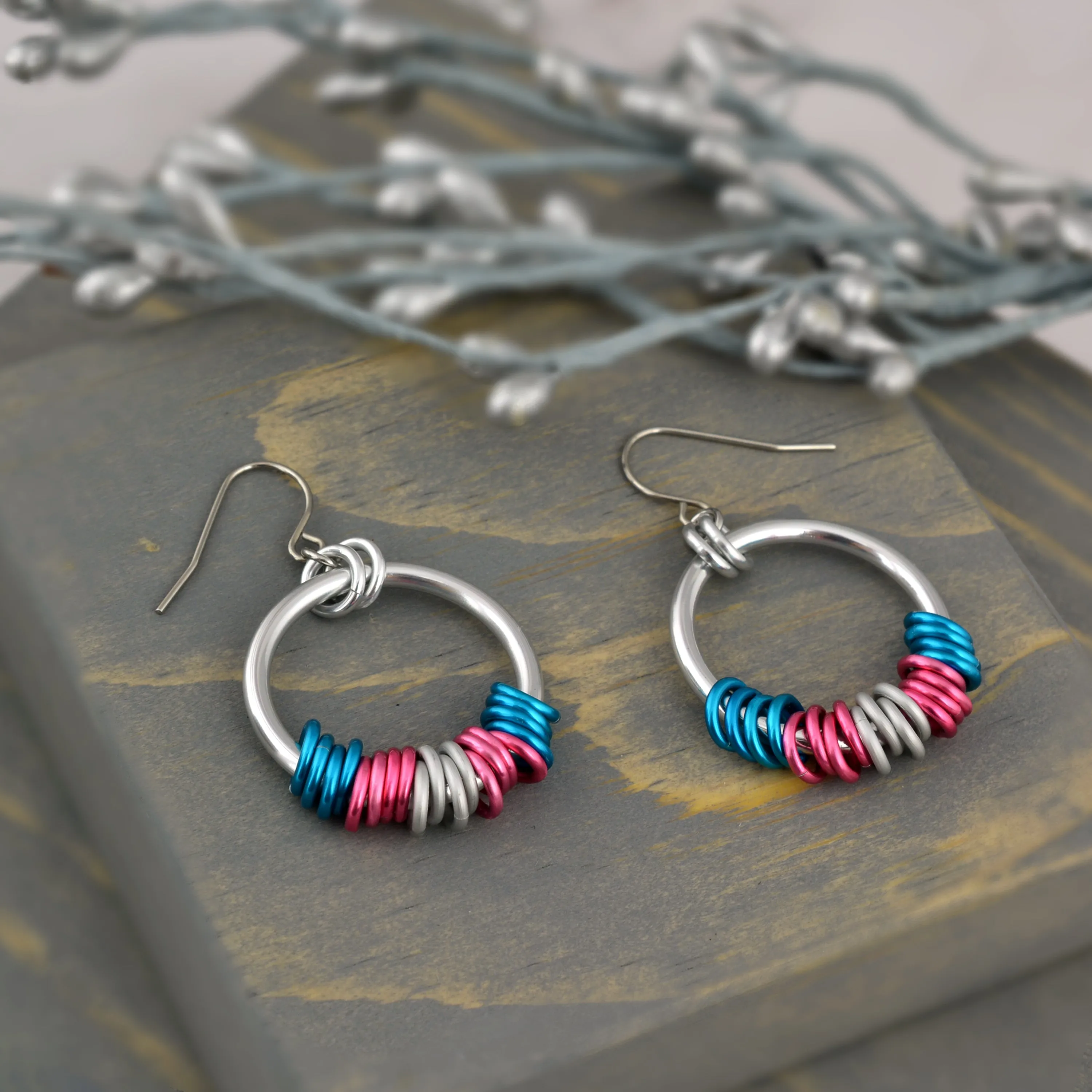 Transgender Pride - Hoop Earring