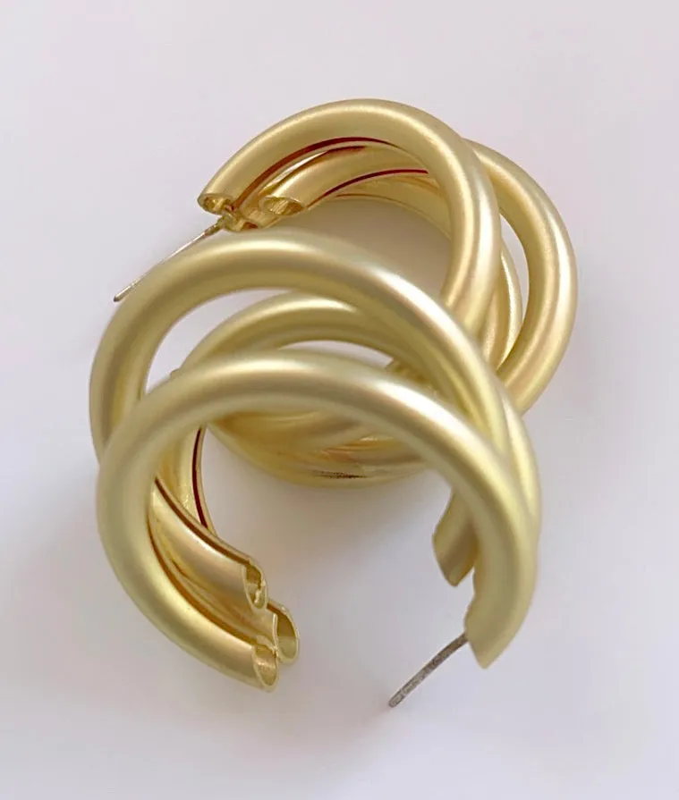 TRIFECTA HOOP EARRINGS (MINI)