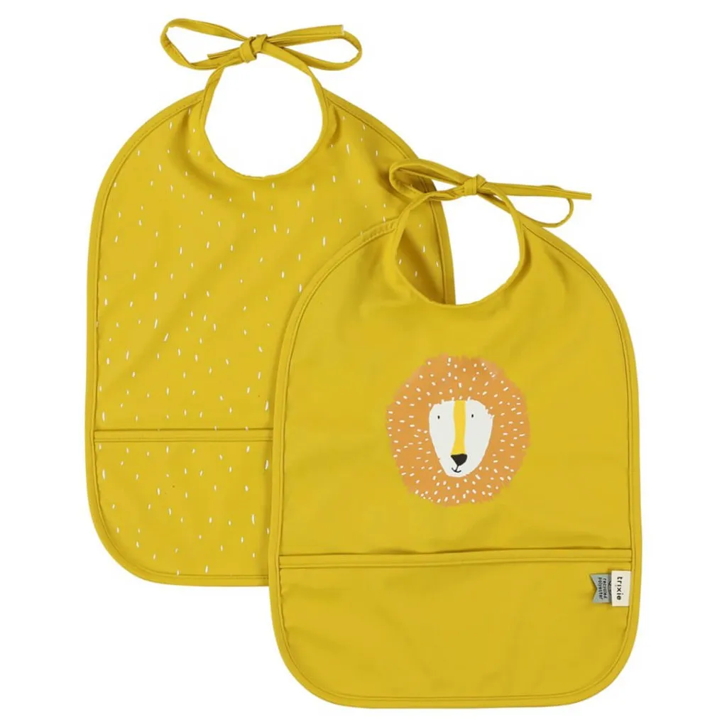 TRIXIE Waterproof bib 2-pack - Mr. Lion