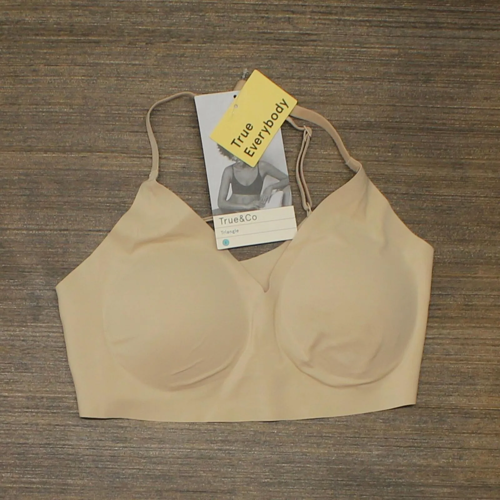 True & Co. True Everybody Women's Adjustable Strap Triangle Bra