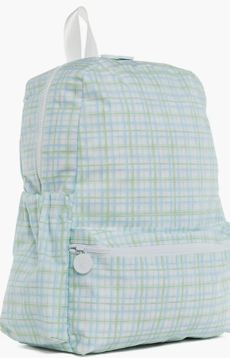 TRVL Design Classic Plaid Green Mini Backer