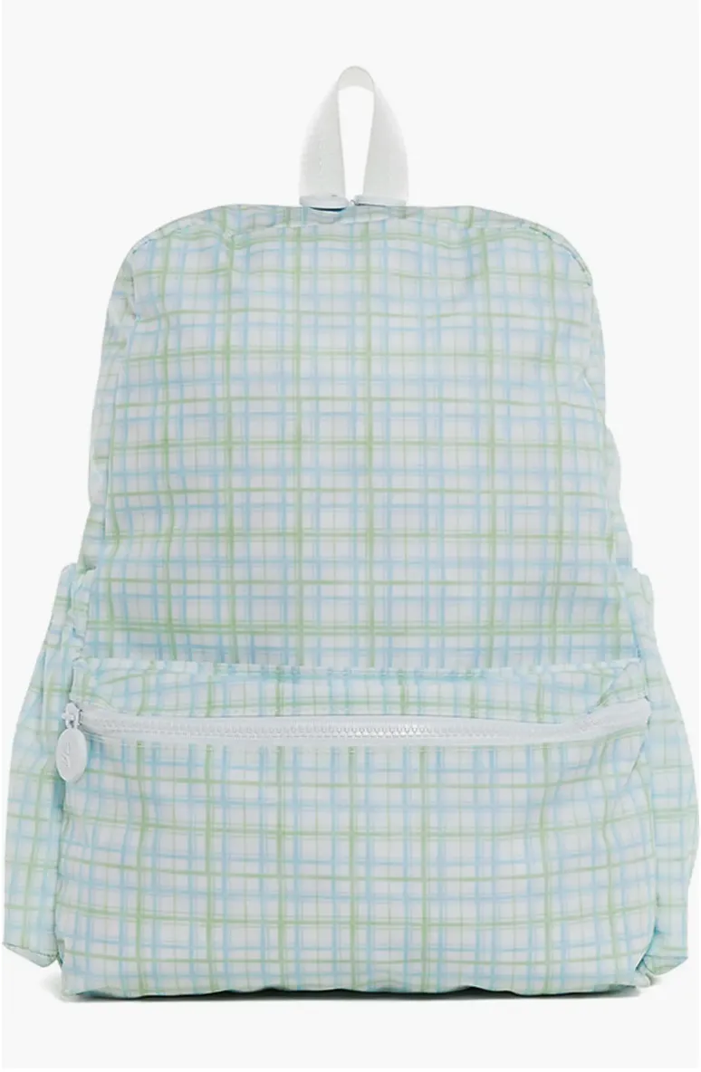 TRVL Design Classic Plaid Green Mini Backer