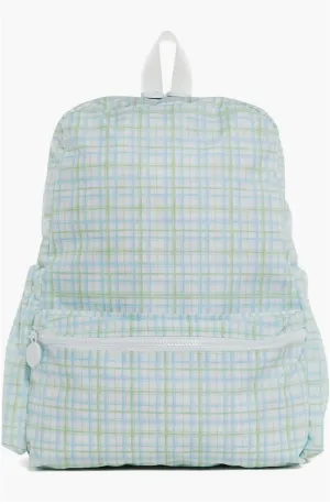 TRVL Design Classic Plaid Green Mini Backer