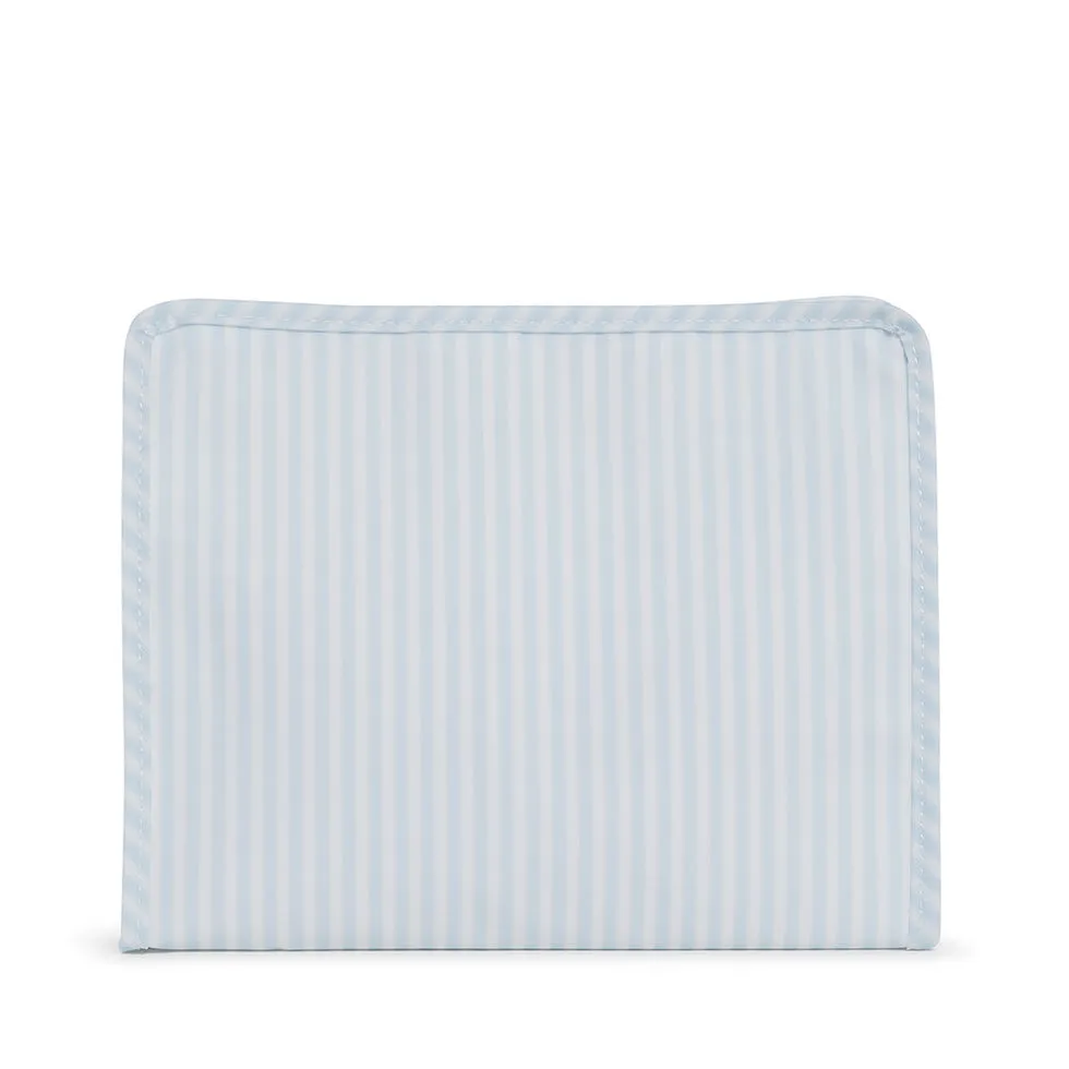 TRVL: Roadie - Pimlico Stripe Blue Large Zipper Pouch