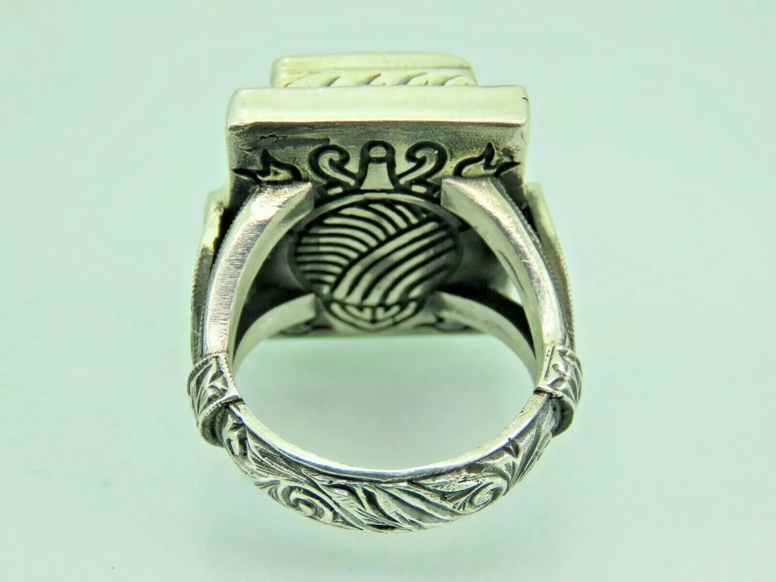Turkish Handmade Jewelry 925 Sterling Silver Onyx Stone Mens Rings