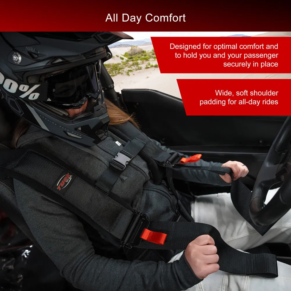Tusk 4 Point 3 inch H-Style Safety Harness