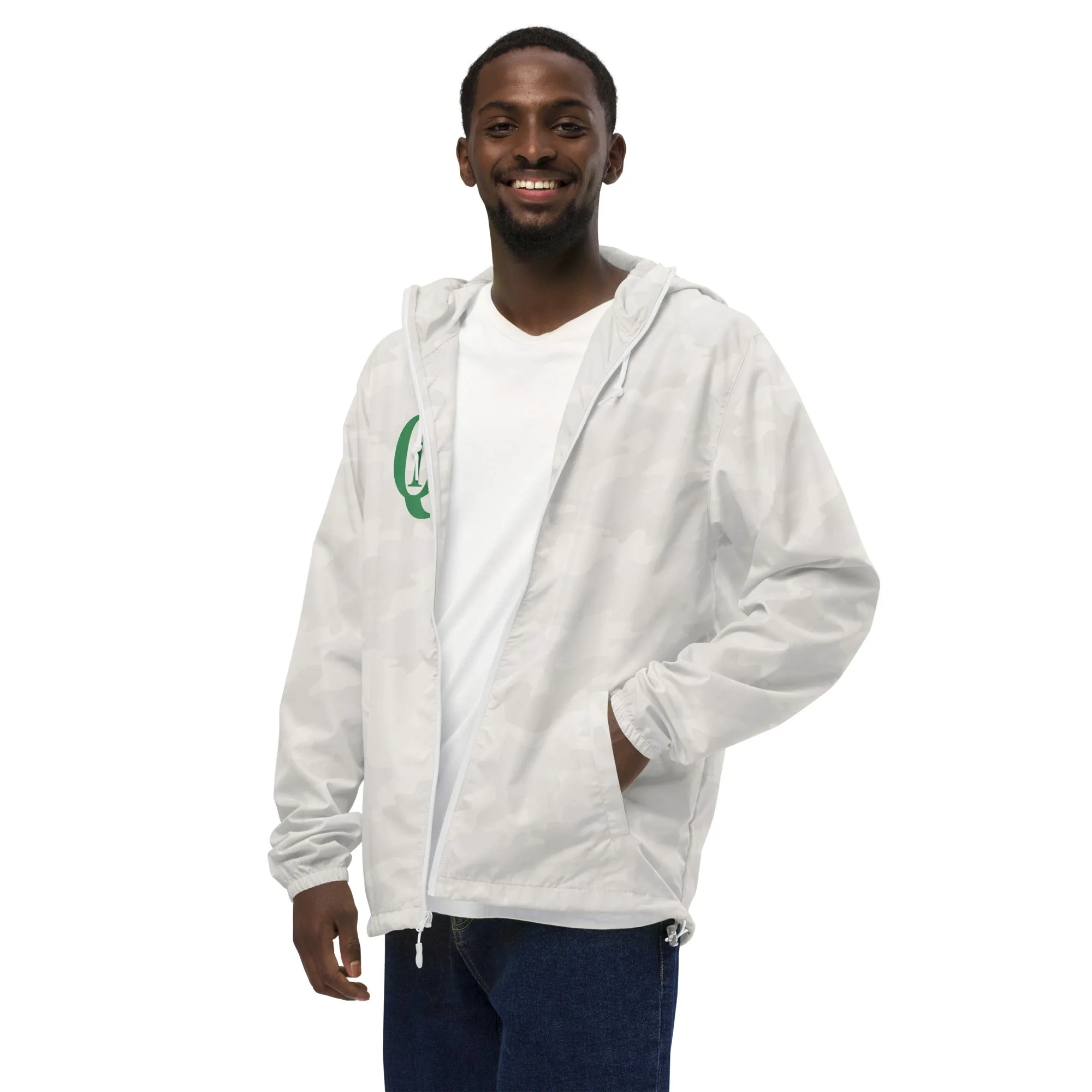 Unisex lightweight zip up windbreaker
