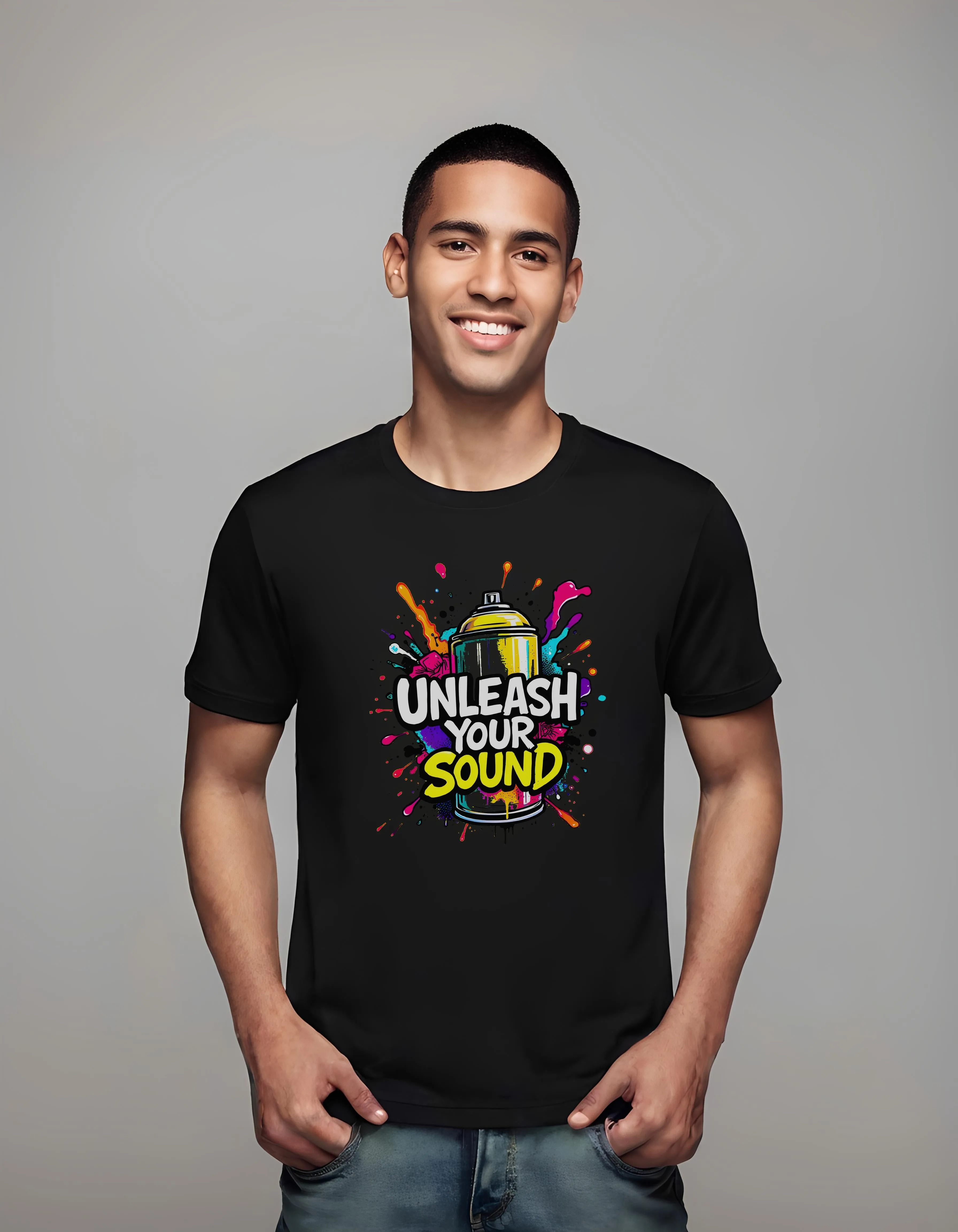 Unleash Your Sound Street Art Design | Classic T-Shirt (Unisex)