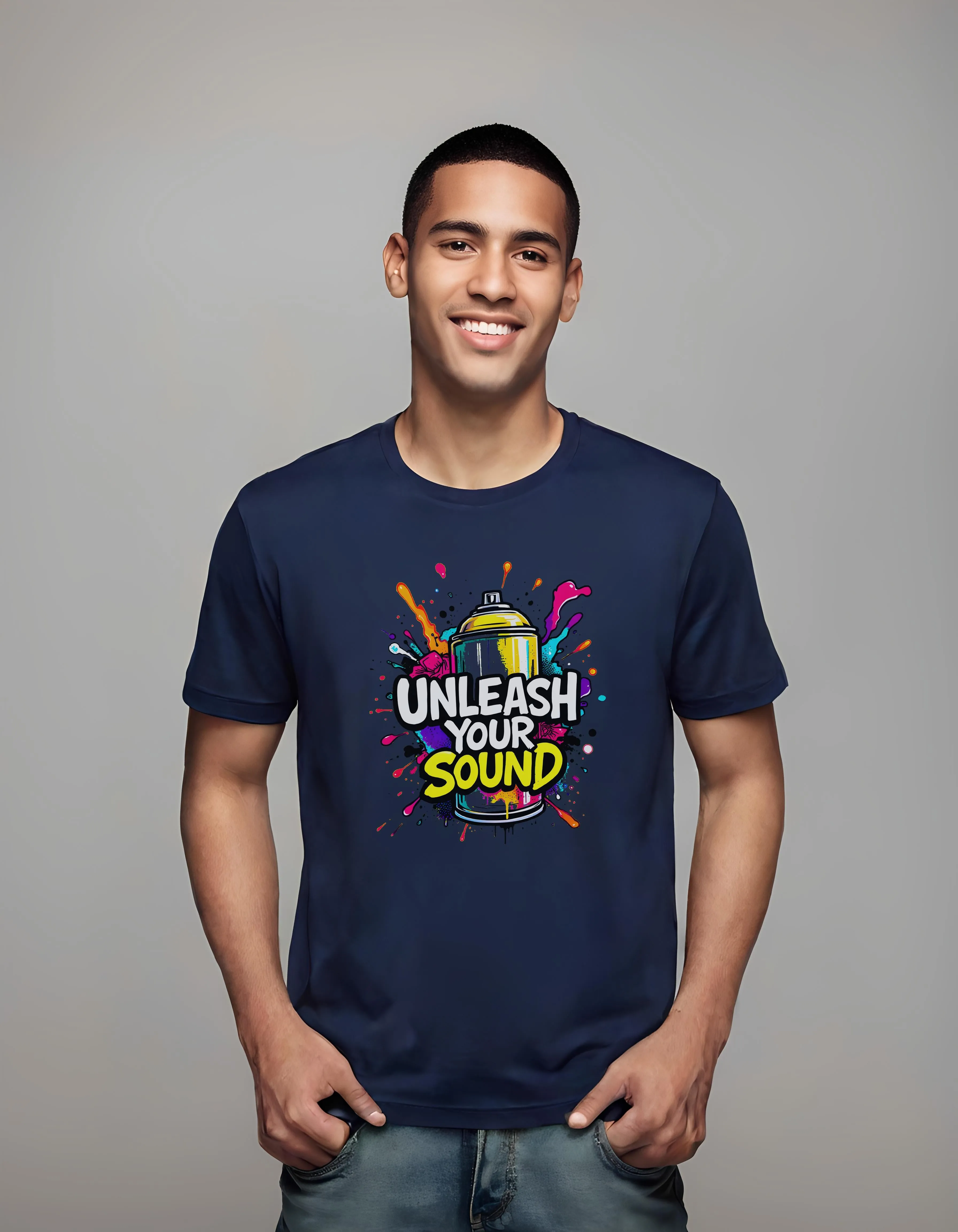 Unleash Your Sound Street Art Design | Classic T-Shirt (Unisex)