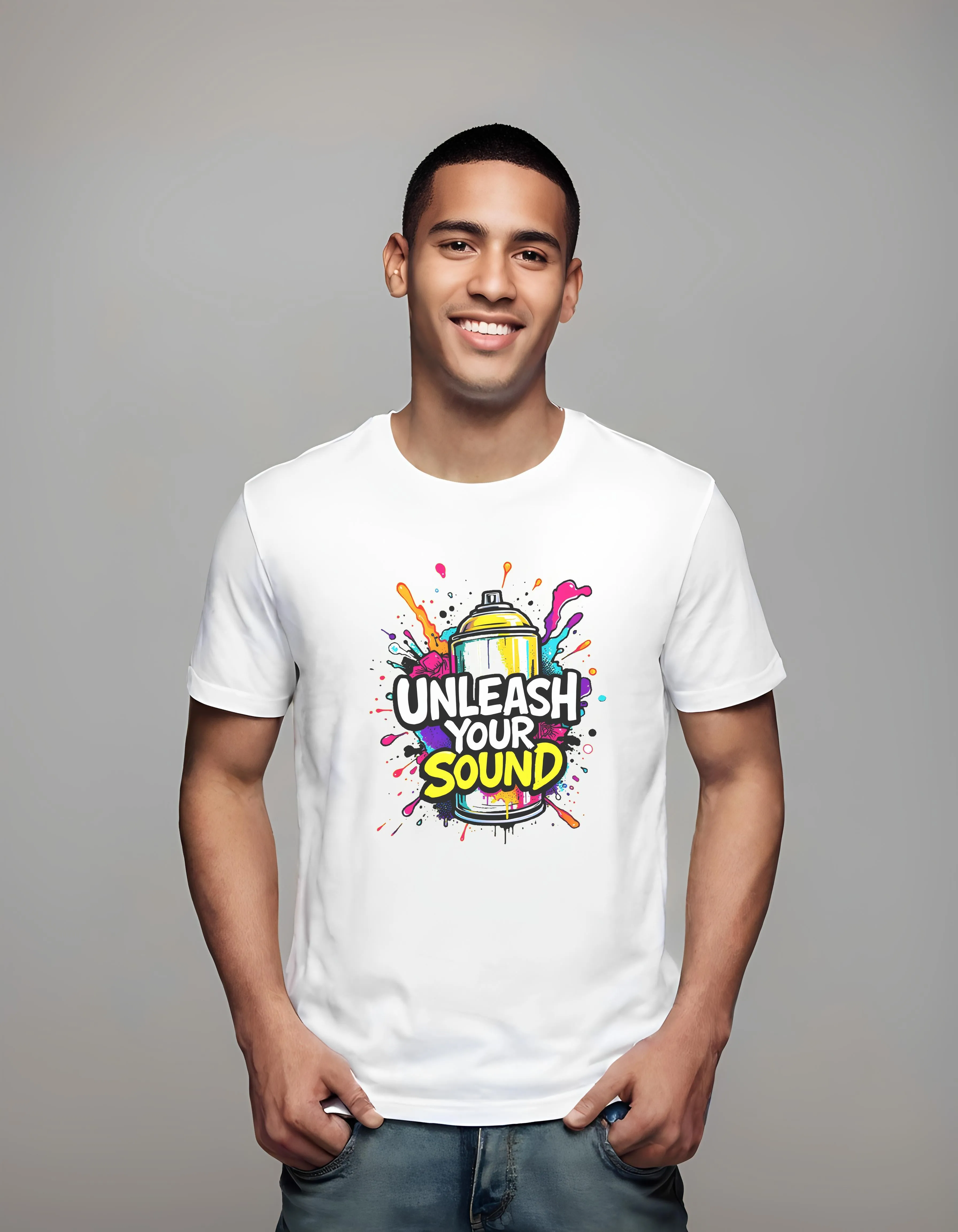 Unleash Your Sound Street Art Design | Classic T-Shirt (Unisex)