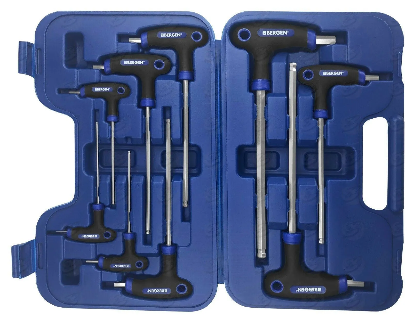 US PRO 9PCS T HANDLE BALL ENDED HEX KEYS H2 - H10