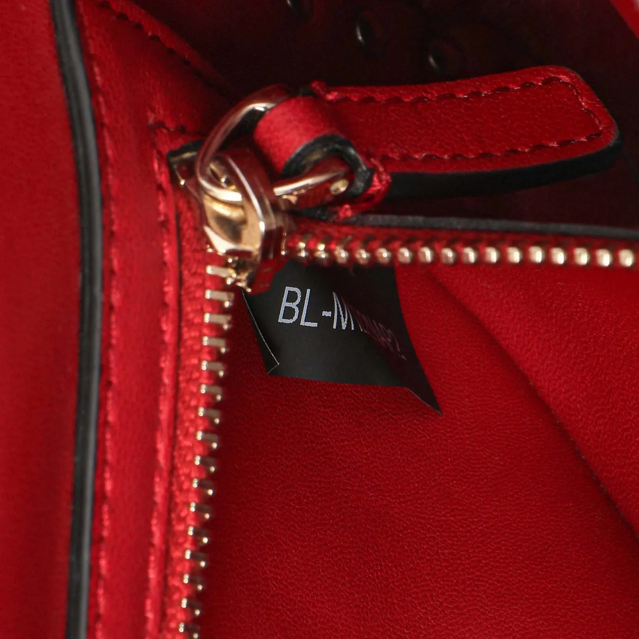 Valentino Red Lambskin Medium Rockstud Spike Shoulder Bag
