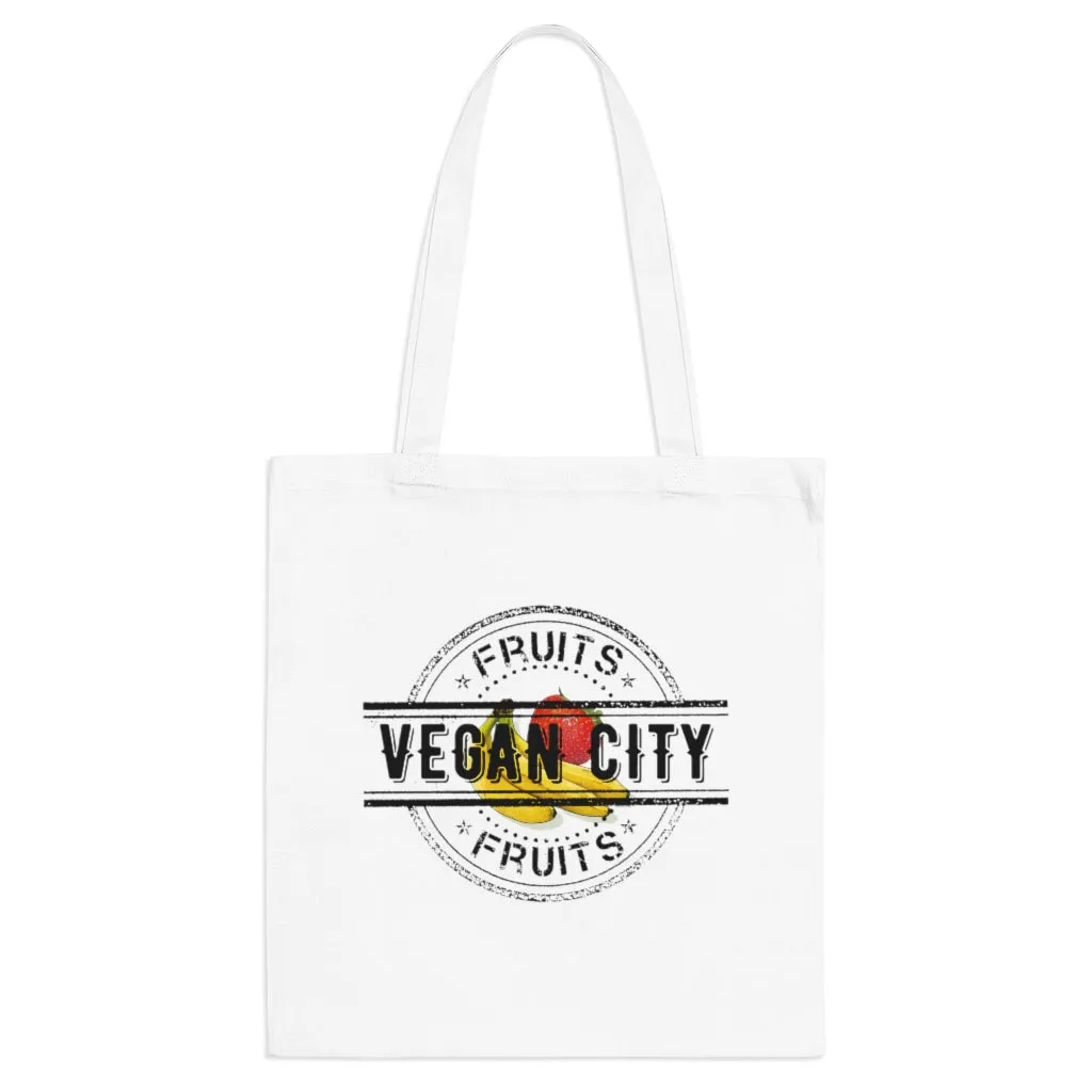 Vegan City Fruits Tote Bag