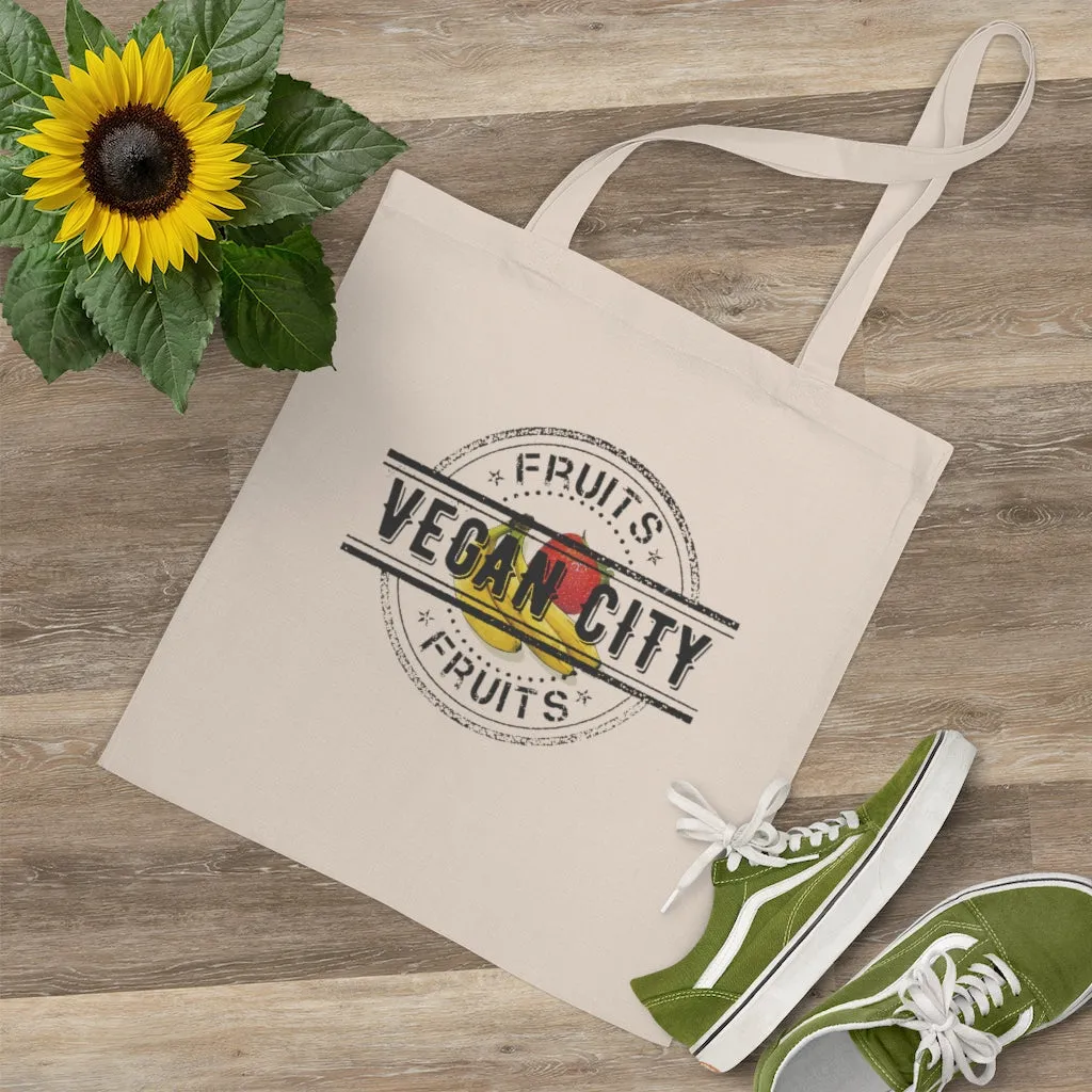 Vegan City Fruits Tote Bag